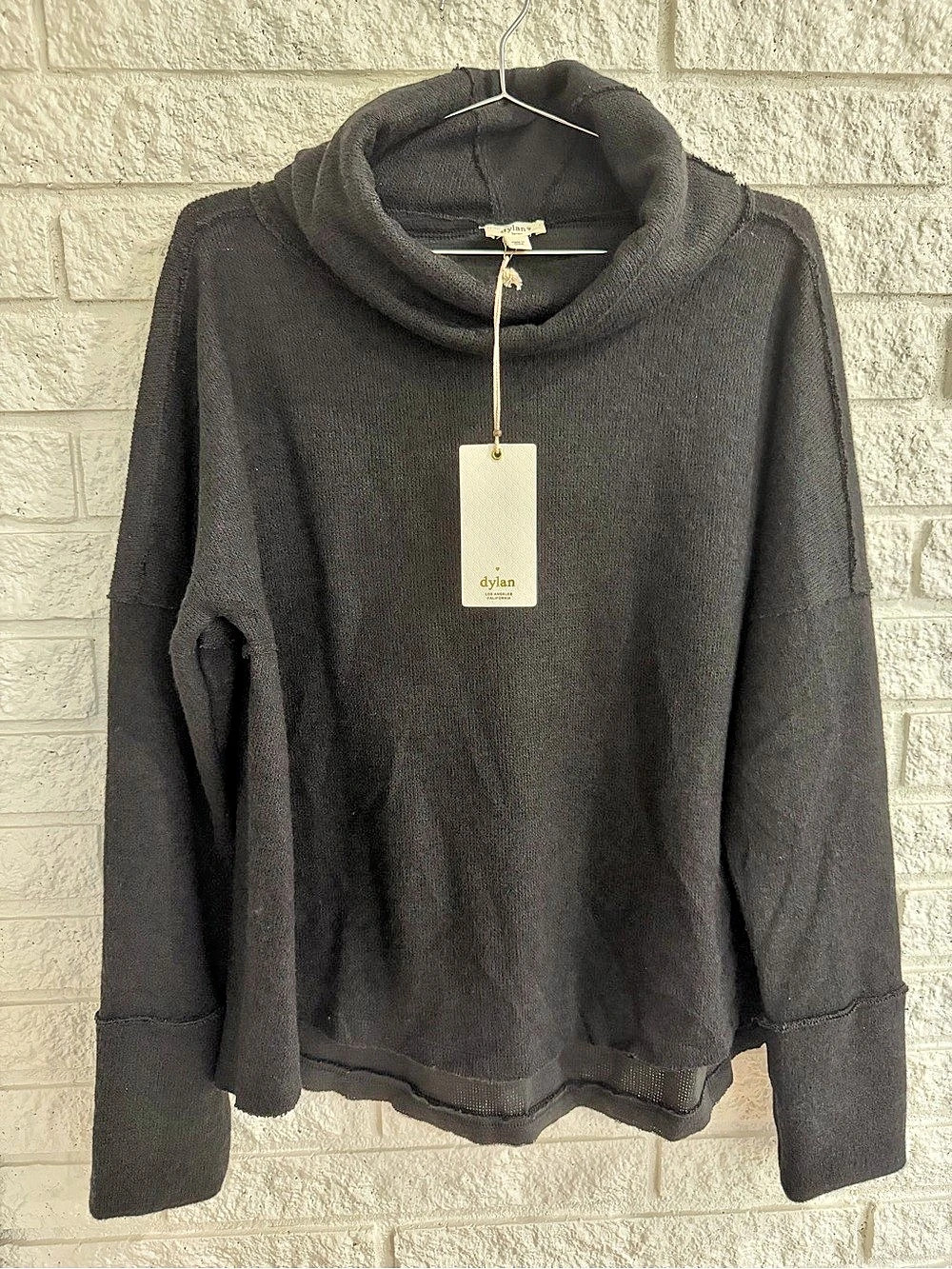 Dylan Women's Cowl Neck Polyester Sweater Size Large NWT